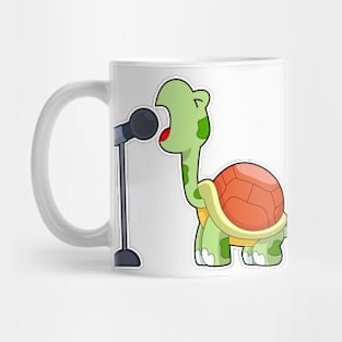 Turtle Singer Microphone Music Mug